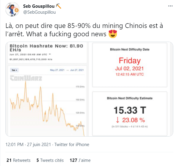 Seb Gouspillou 的出版物 - 来源：Twitter