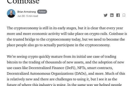 赋能去中心化经济：Coinbase 要打造加密货币版「苹果App Store」