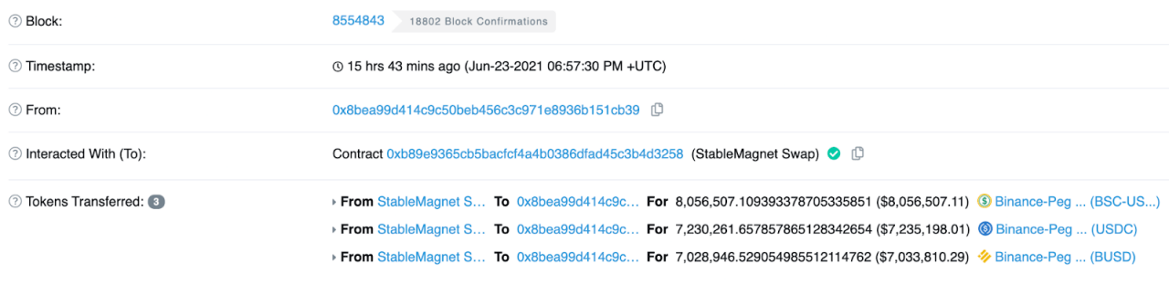 在币安智能链上交易