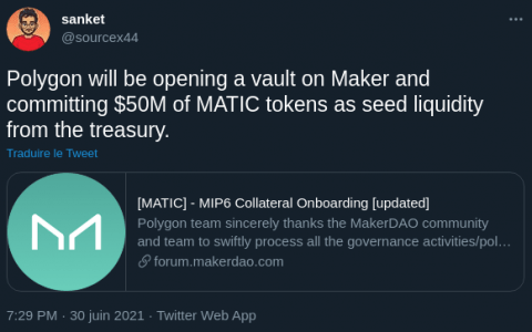 一种可以瞬间中和的加密货币？ Polygon（MATIC）在有趣的启示后做出反应