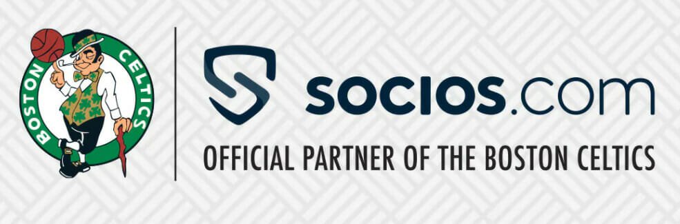 Socios 与波士顿凯尔特人队合作的官方海报 - 来源：NBA