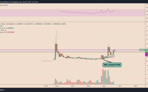 XRP 价格K线走势图“牛旗”将下一个看涨目标定在 1.50 美元