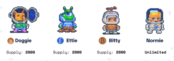Moonies 的 4 类将很快通过与加密货币世界相关的新 NFT 完成