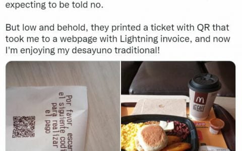 麦当劳和星巴克接受比特币的历史性日子（这很容易）