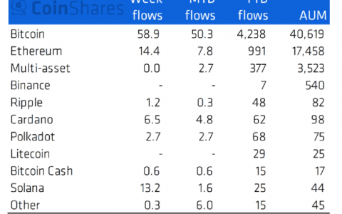 比特币已经有了？ 从卡尔达诺到索拉纳，吸引机构投资者的山寨币