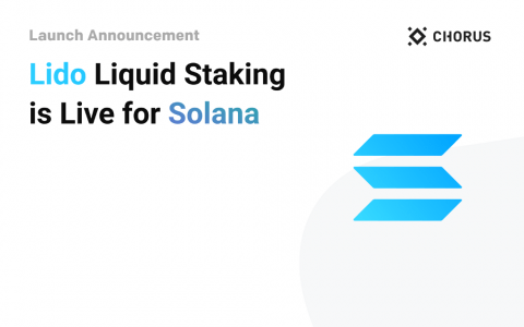 为 Solana 宣布 Lido：一种流动性质押协议