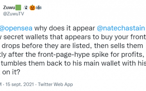 OpenSea 的 NFT 式内幕交易——对行业巨头的重大打击