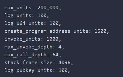 Solana - Sealevel - 计算预算