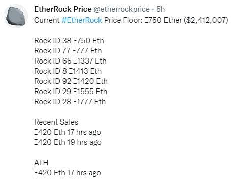 HashKey 郝凯：简析 EtherRock 市场表现与发展前景