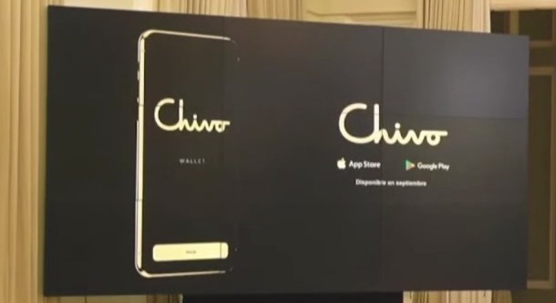 Salvador 钱包的图形标识概述 "奇沃" 2021 年 6 月 25 日，总统纳伊布·布克勒 (Nayib Bukele) 揭幕