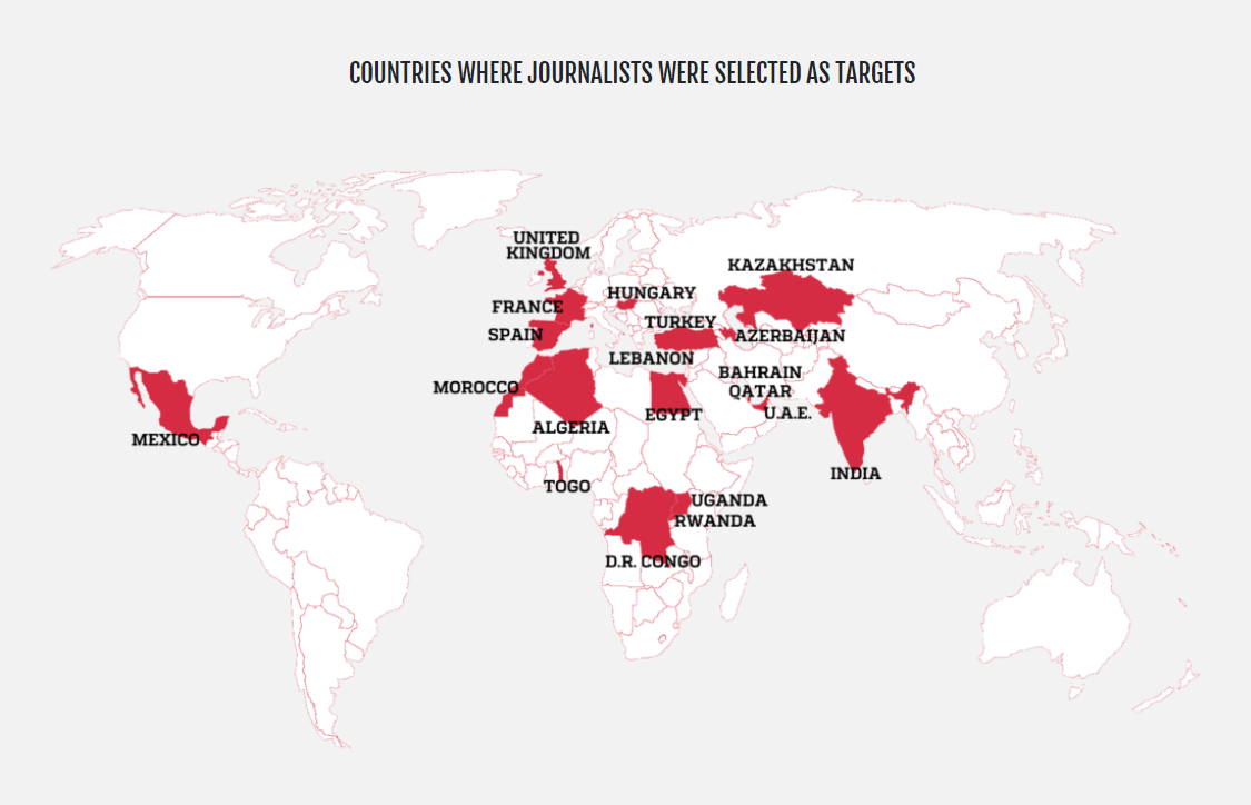 媒体报道政府使用间谍软件监视记者