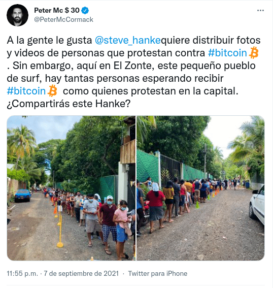 萨尔瓦多的抗议者在第一天就反对比特币法