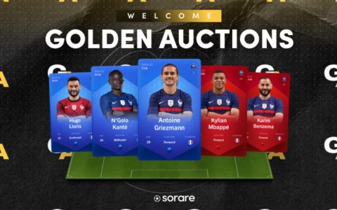 索拉雷和戈尔丁拍卖：法国和比利时足球运动员的 NFT