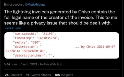 Chivo 钱包存在隐私问题