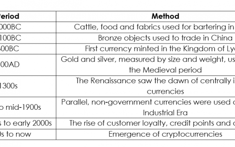 全球十大替代货币