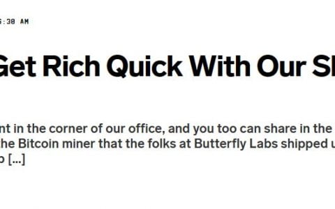 2013 年，Wired 销毁了现在价值 76 万美元的 13 个 BTC 的钥匙……