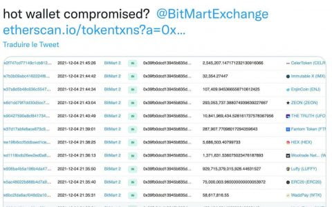加密货币：他们一键窃取 2 亿美元 – BitMart 交易所被黑