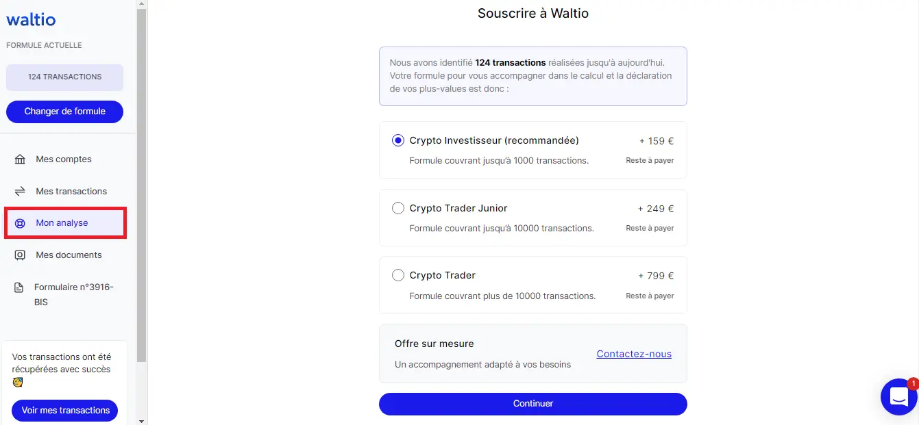 WALTIO 教程：点击几下即可对加密货币征税-16