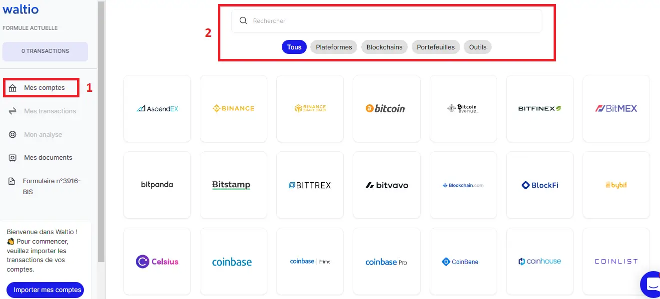 WALTIO 教程：点击几下即可对加密货币征税 - 5