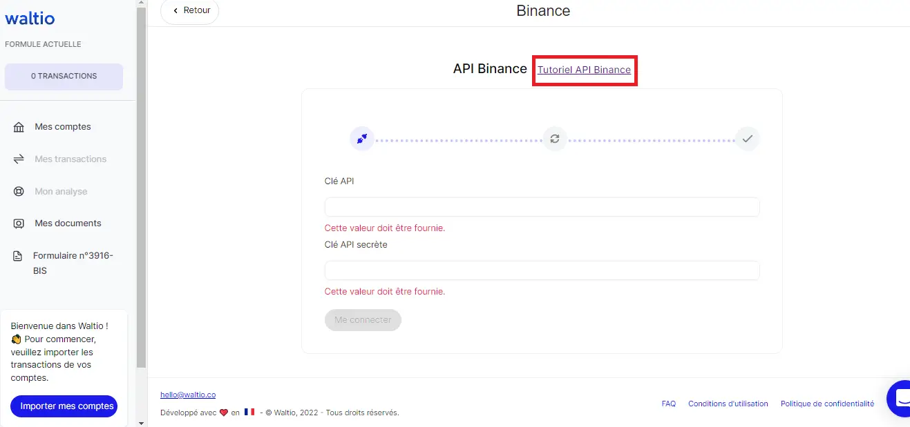 WALTIO 教程：点击几下即可对加密货币征税-7