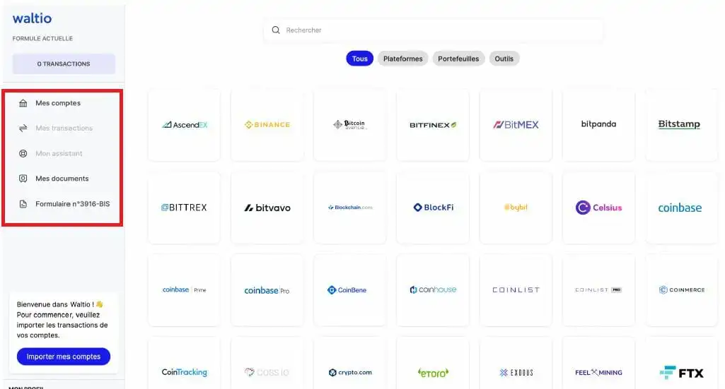 WALTIO 教程：点击几下即可对加密货币征税-4
