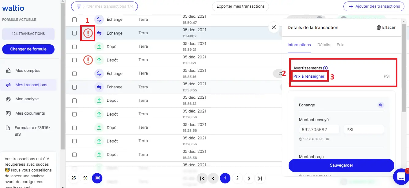 WALTIO 教程：点击几下即可对加密货币征税-15