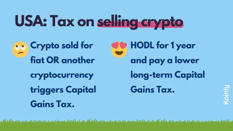 美国出售加密货币税