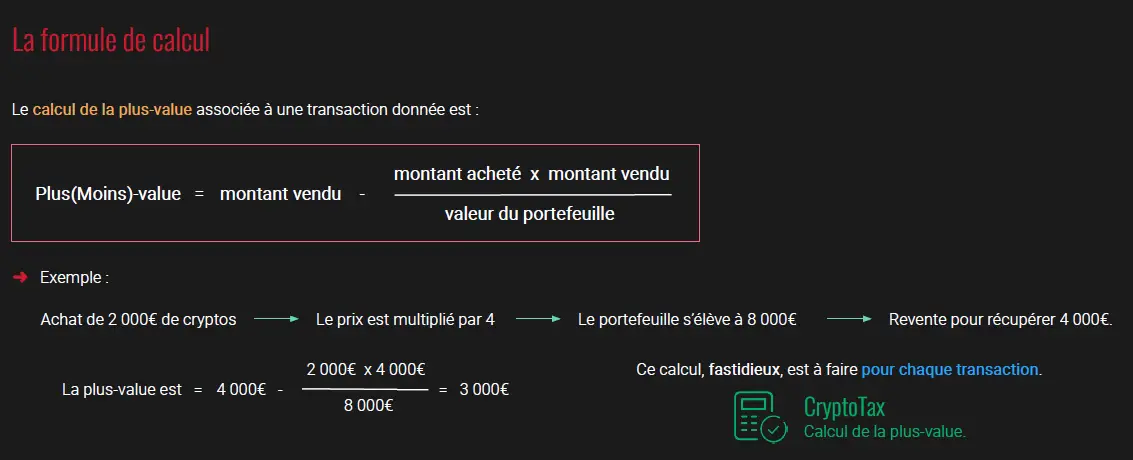 要正确声明你的加密货币，重要的是要了解你能够从加密货币中获得的附加值的计算。