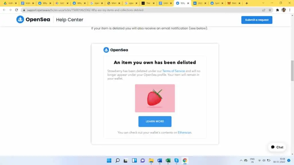 OpenSea 上的“内容尚不可用”是什么意思？-2