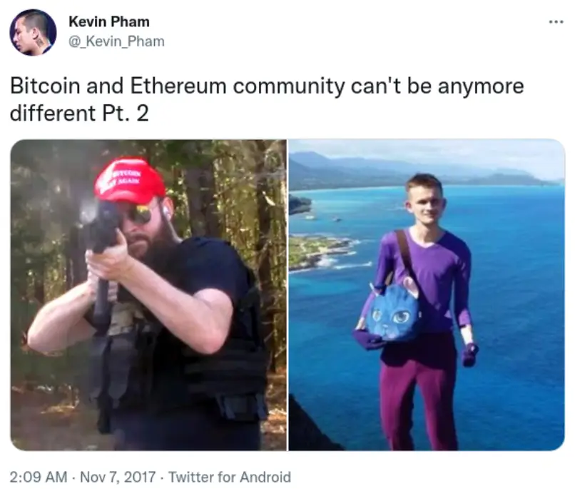 Vitalik Buterin：为比特币最大主义者辩护