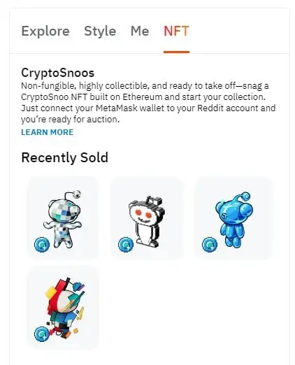 阿凡达 CryptoSnoos Reddit 