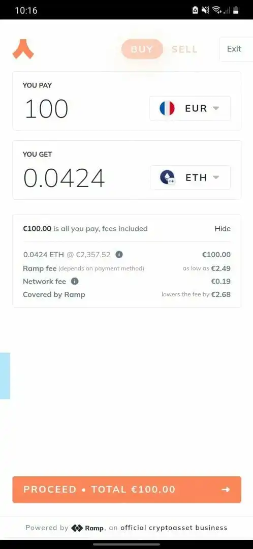 只能购买加密货币，但很快也可以出售它们。 