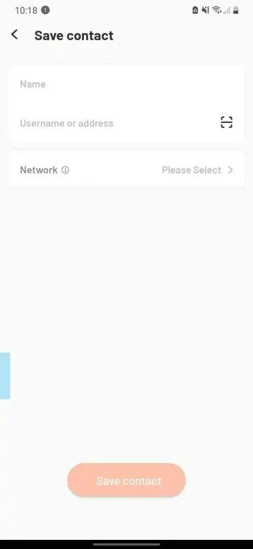 为你输入的联系人命名 