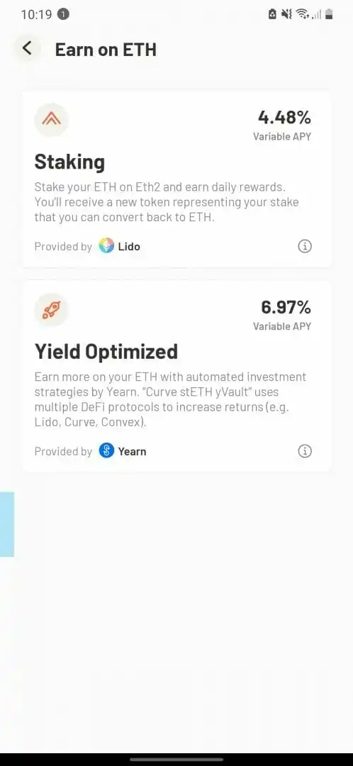 可用于 ETH 的协议示例