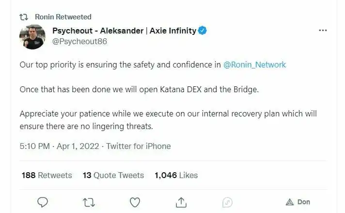 亚历山大·伦纳德·拉森的推文 