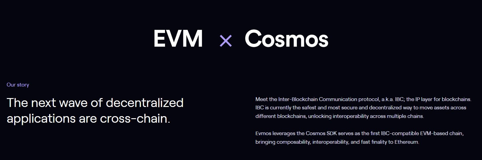Cosmos EVM 兼容中心 Evmos 即将上线，能否成为填补 Cosmos 和 IBC 的最后一块拼图？