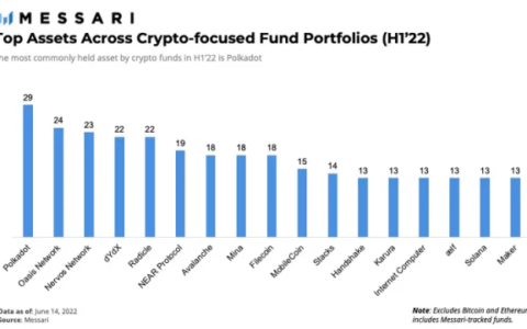 Messari 上半年基金持仓分析：DOT 再度折桂，公链和 DeFi 最受追捧