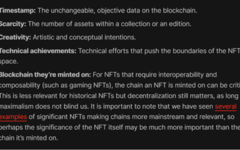 Bankless：如何分析各类 NFT 基本面？